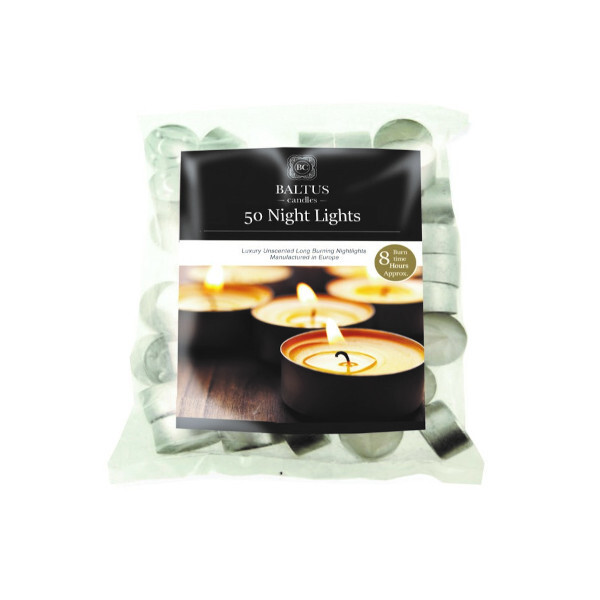 Baltus Nightlights 8Hr Unscented 50 Pack