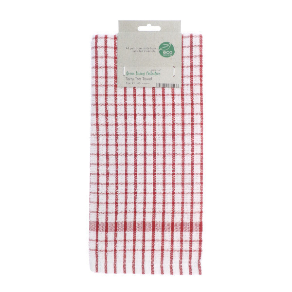 Eco Terry Tea Towel 45X65Cm