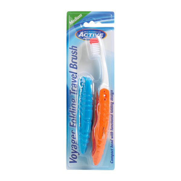 Active Folding Travel Toothbrush 2 Pack