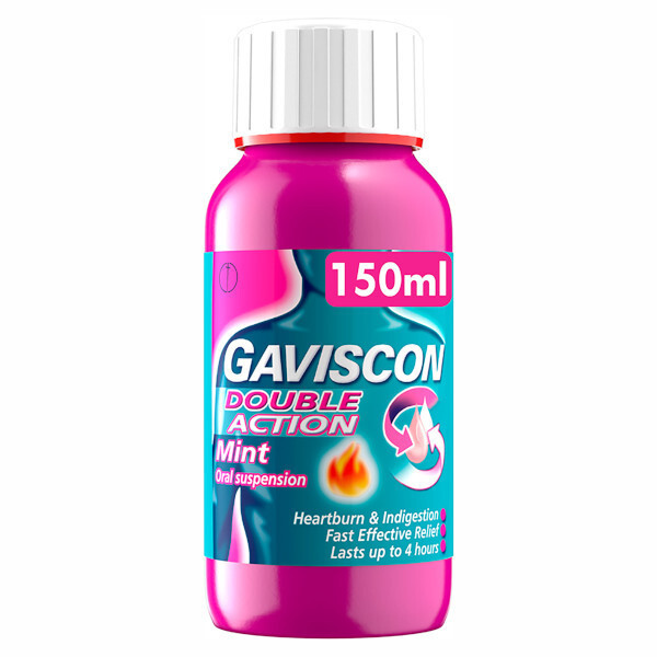 Gaviscon Dual Action Liquid 150ML Mint