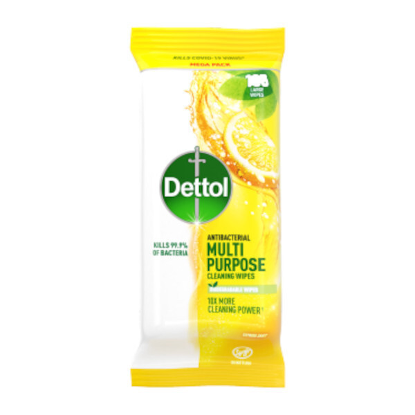 Dettol Multipurpose Citrus Wipes 105s