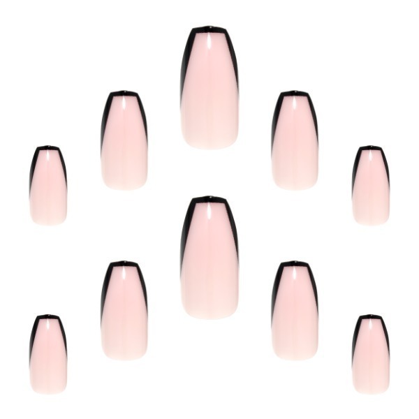 Elegant Touch Dream Nails - Black French