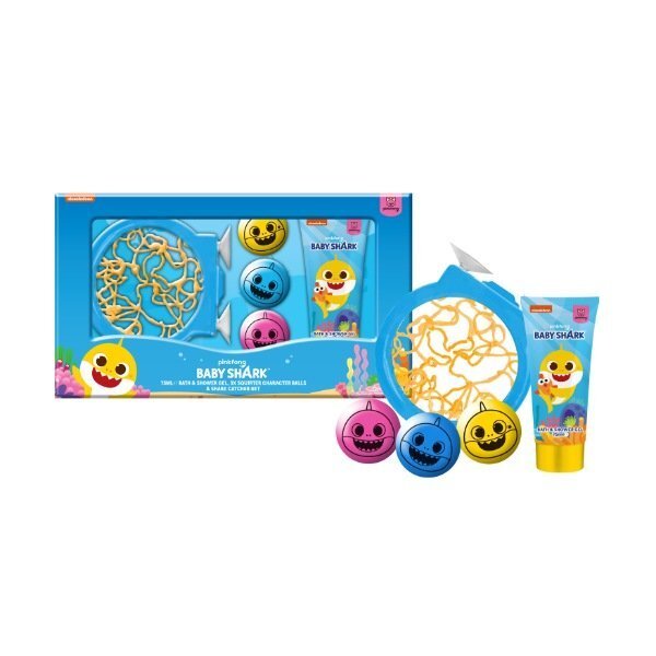 Baby Shark Bath Basketball Set With 75Ml Bath & Shower Gel