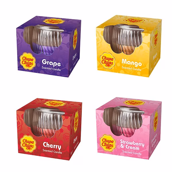 Chupa Chups Scented Glass Jar Candle 85g