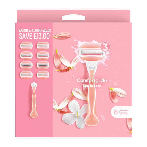 Venus Comfortglide Spa Breeze Razor - 8 Blades
