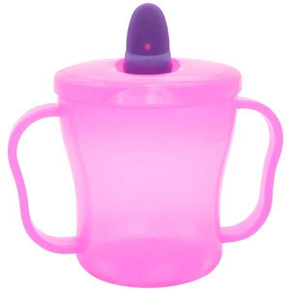 Griptight Flip Top Cup 4M+ Pink