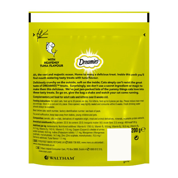 Dreamies Cat Treats With Tuna 200g