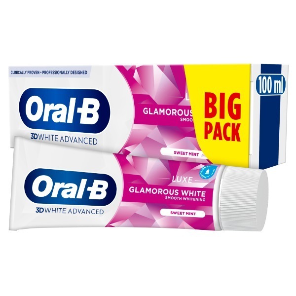 Oral-B 3D White Advanced Luxe Toothpaste Glamorous White 100ml
