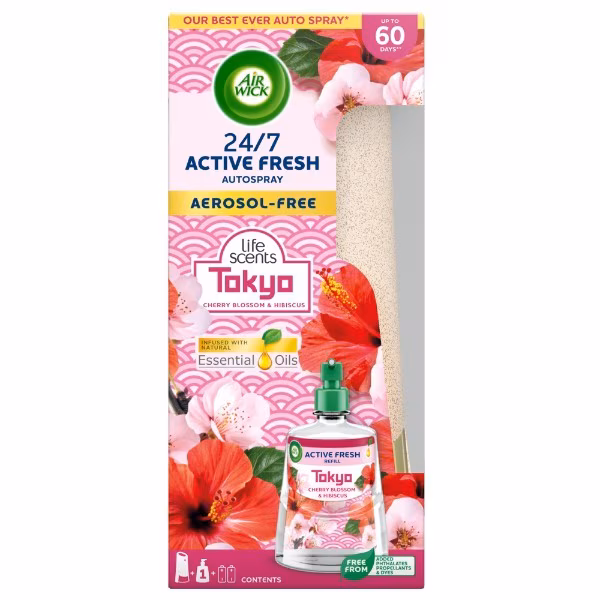 Air Wick Tokyo Active Fresh Kit