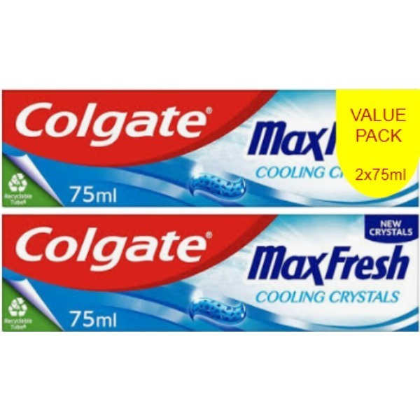 Colgate Max Fresh Toothpaste 75ml Twin Pack