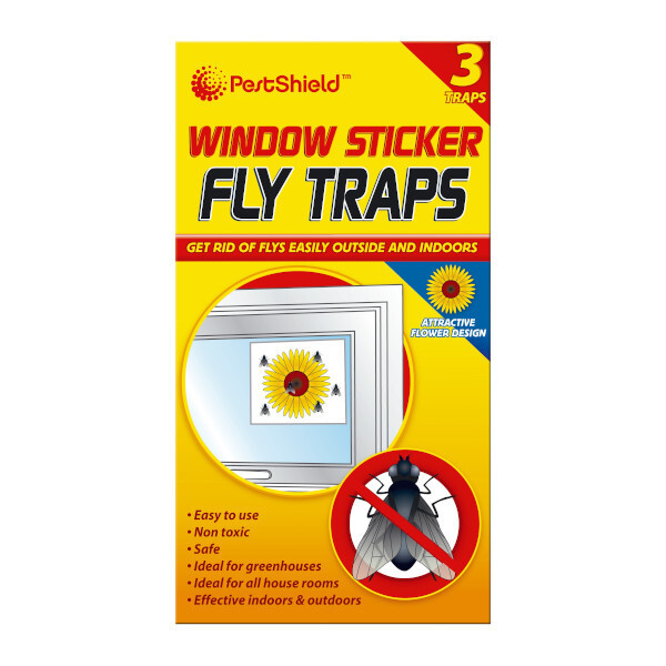 Pestshield Window Fly Stickers 3 Pack
