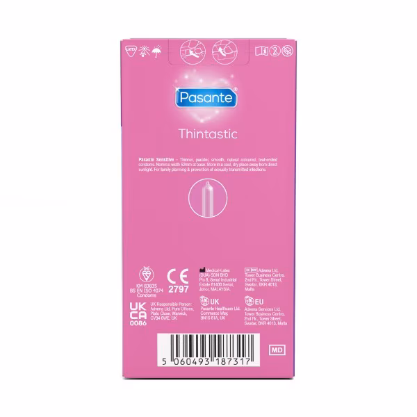 Pasante Thintastic Condoms 12s