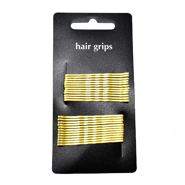 Fashion Essentials Blonde Hair Grips 24 Pack
