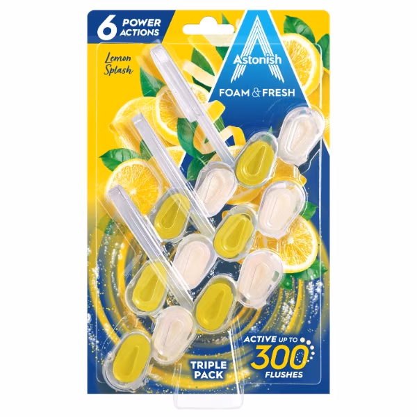 Astonish Foam Fresh Rim Lemon 3 Pack