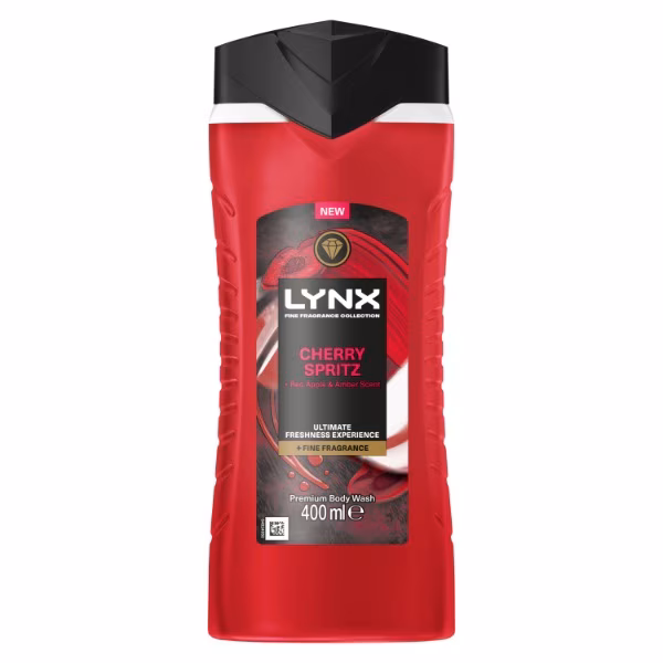 Lynx Cherry Spritz Shower Gel Men 400ml
