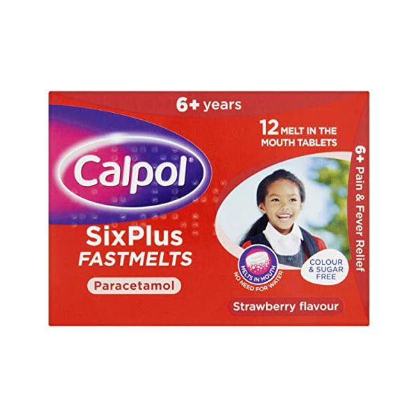 Calpol 6+ Fastmelt Tabs 12s
