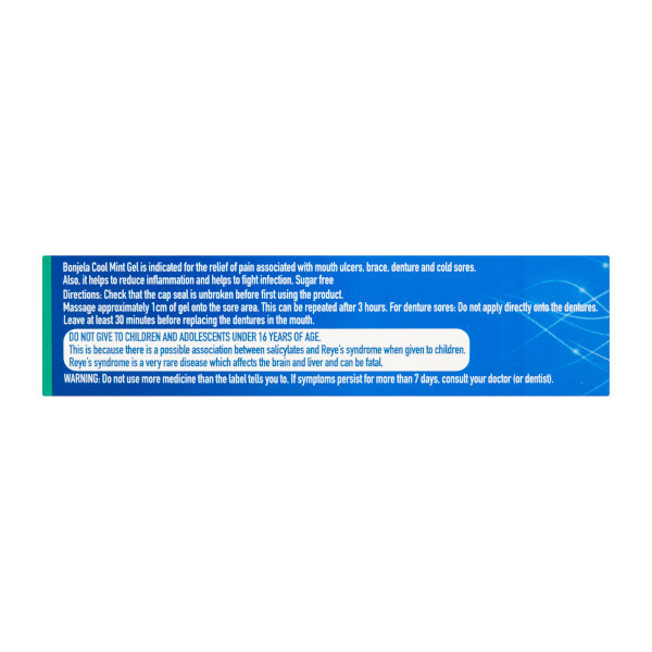 Bonjela Adults Cool Mint Gel 15g