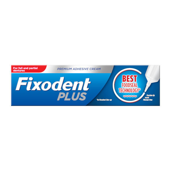 Fixodent Plus Food Seal Denture Adhesive 40g