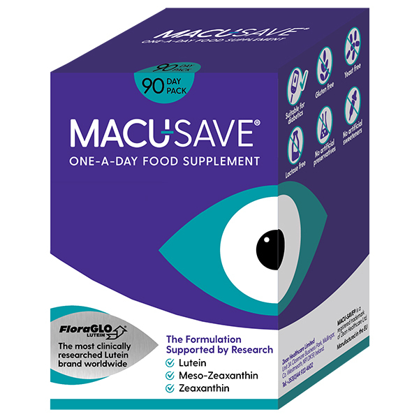 Macu-Save Eye Health Food Supplement Capsules 90s