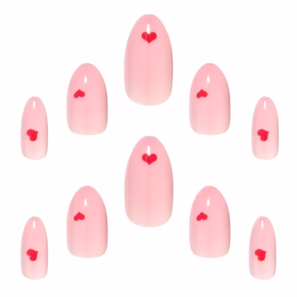 Elegant Touch Dream Nails - Red Hearts