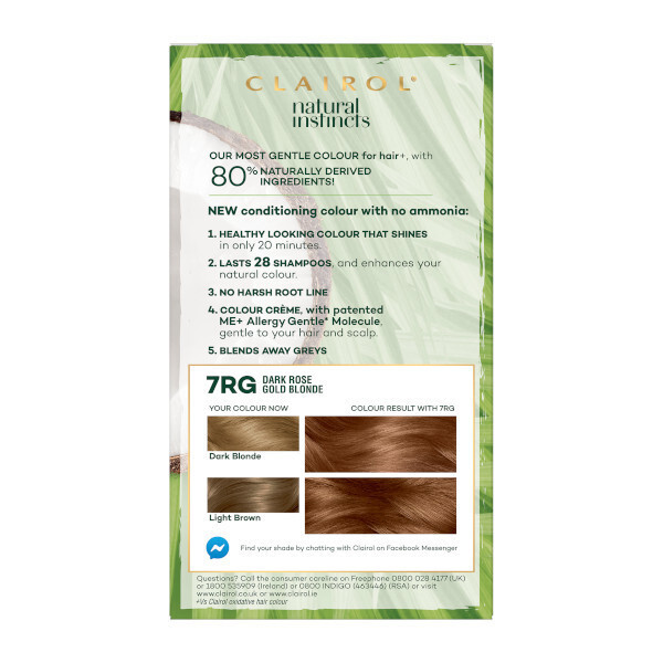 Clairol Natural Instincts Dark Rose Gold Blonde