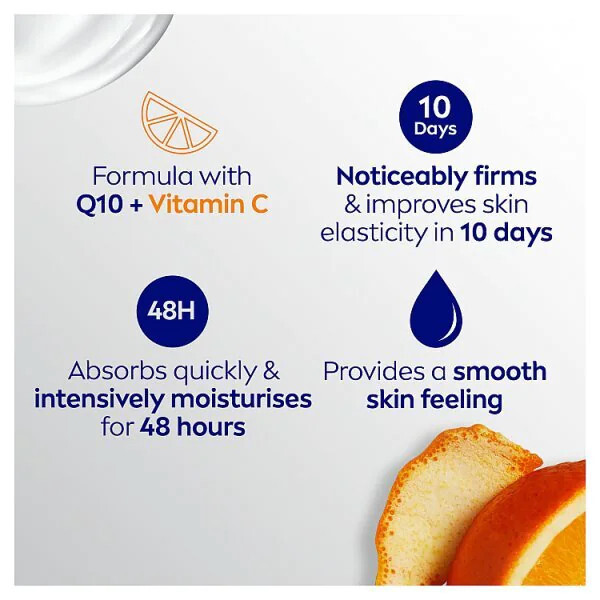 Nivea Q10 Firming Body Lotion Pump 400ml