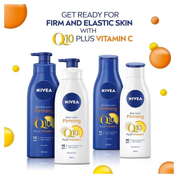 Nivea Q10 Firming Body Lotion Pump 400ml