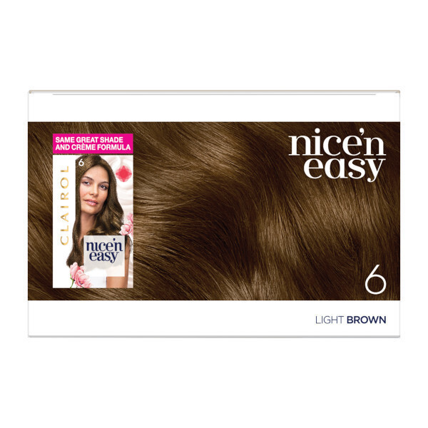 Clairol Nice'n Easy Hair Dye 6 Light Brown