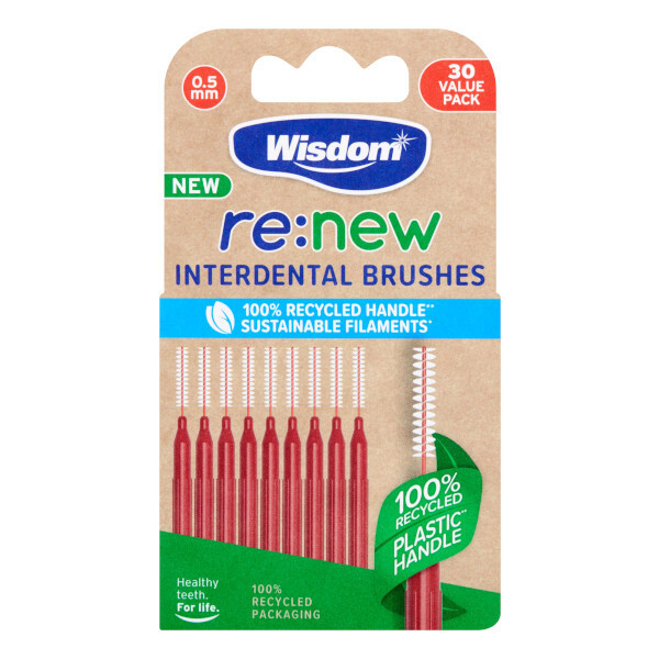 Wisdom Renew Interdental Brushes 0.5mm 30s