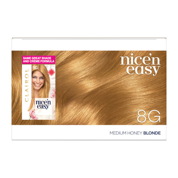 Clairol Nice'n Easy Hair Dye 8G Medium Honey Blonde