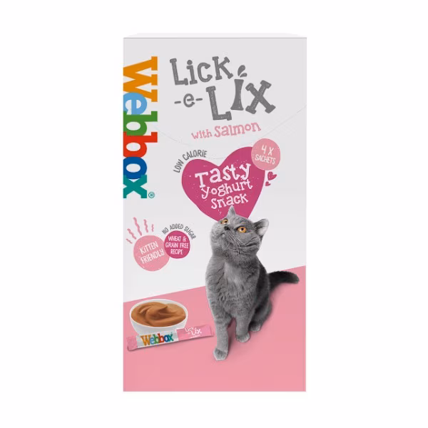 Webbox Lick-E-Lix Salmon 4 X 15g