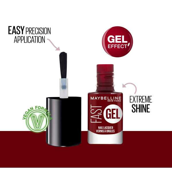 Maybelline Fast Gel Nail Polish Rebel Red 12