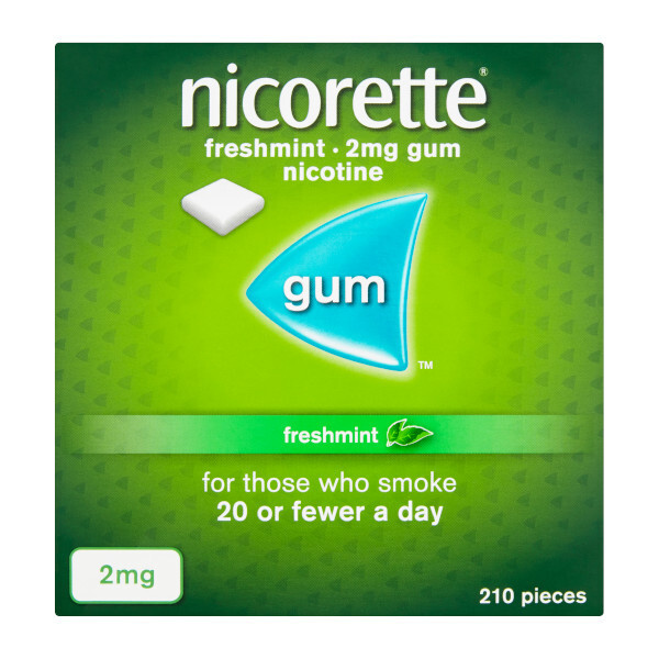 Nicorette Freshmint Gum 2mg 210s