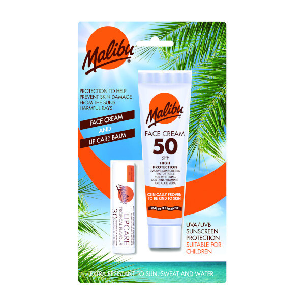 Malibu SPF50 Face +SPF30 Lip Balm