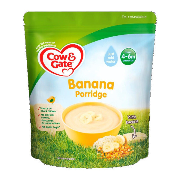 Cow & Gate Cereal Banana Porridge 125g