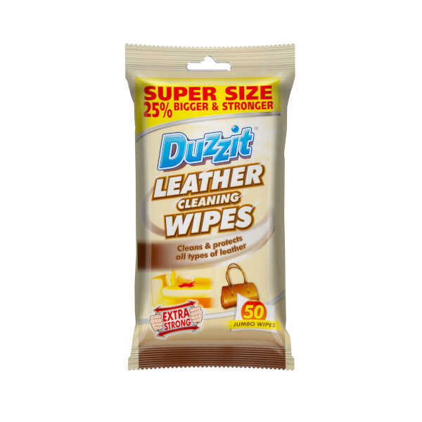 Duzzit Leather Cleaning Wipes 50 Pack