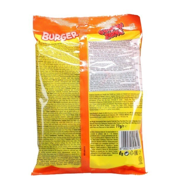 Gummi Zone Burger Bag 77g