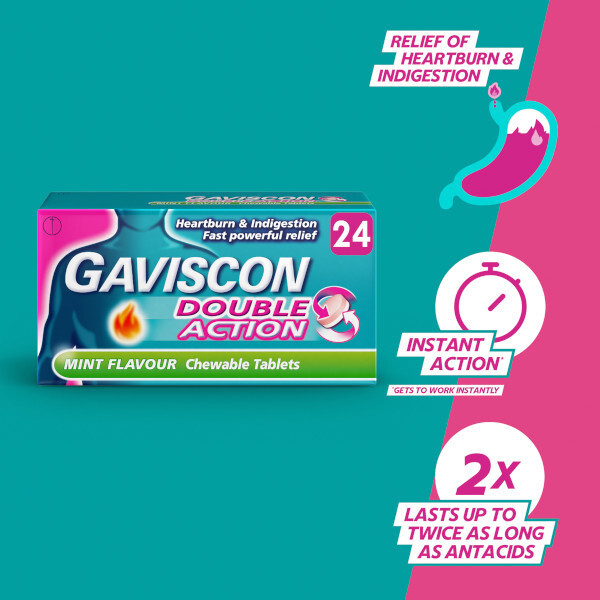 Gaviscon Double Action Mint 24s