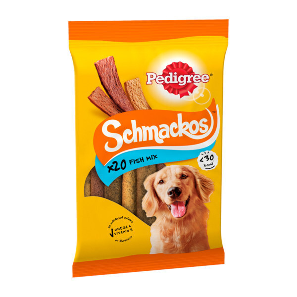 Pedigree Schmackos Fish Mix 20 Pack