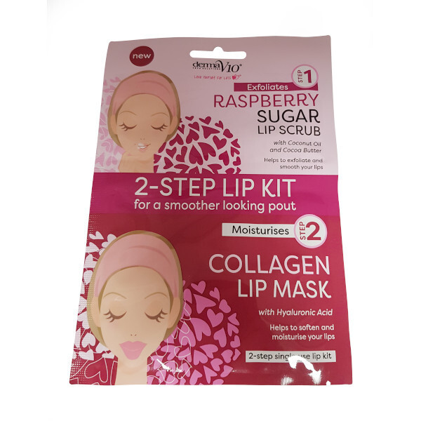 Derma V10 2-Step Lip Kit Raspberry
