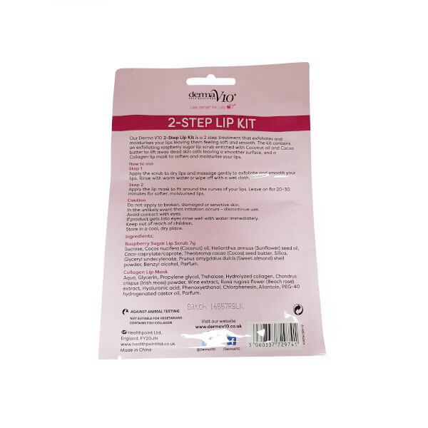 Derma V10 2-Step Lip Kit Raspberry