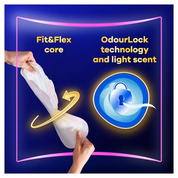 Always Platinum Secure Night (Size 4)Sanitary Towels 16 Pads