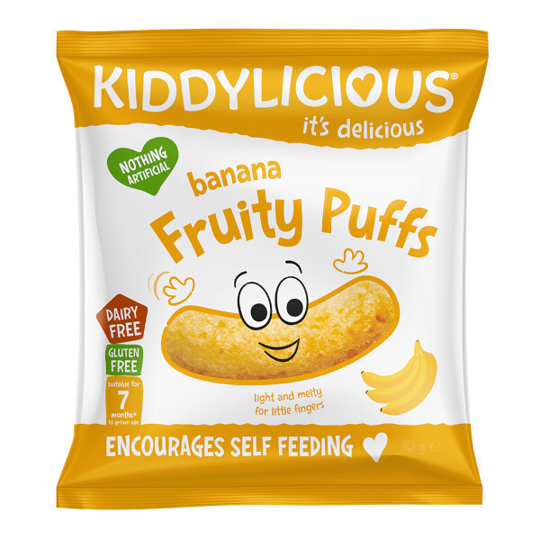 Kiddylicious Banana Puffs 10g