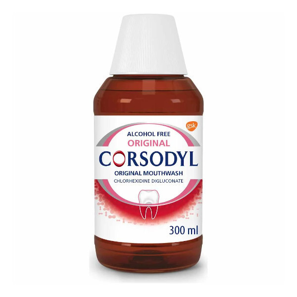 Corsodyl 0.2% Mouthwash Original Alcohol Free 300Ml