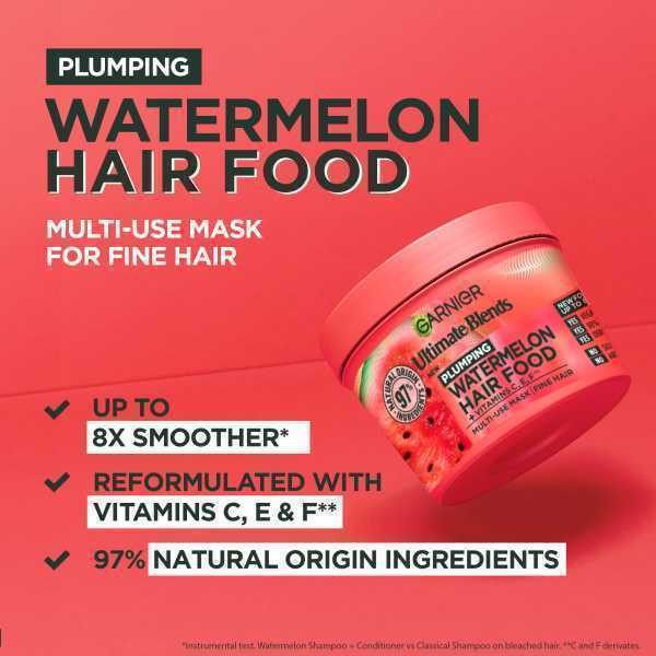 Garnier Ultimate Blends Hair Food Watermelon Hair Mask 400ml