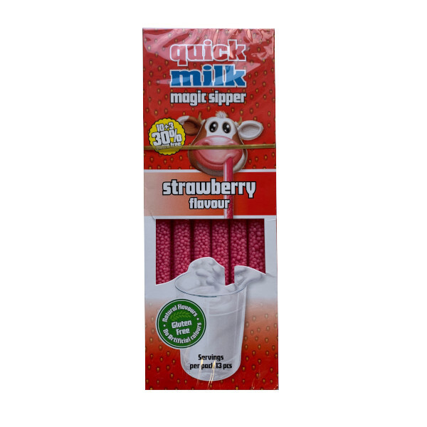 Quick Milk Magic Sipper strawberry 13s