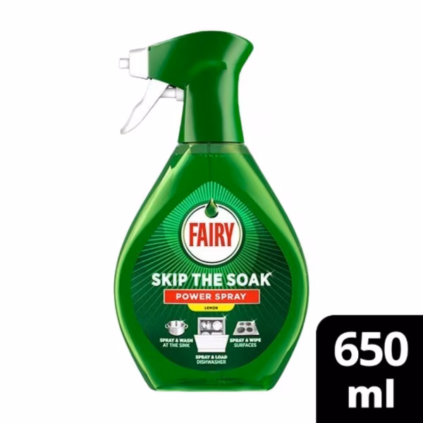 Fairy Skip The Soak Power Spray Lemon 650Ml