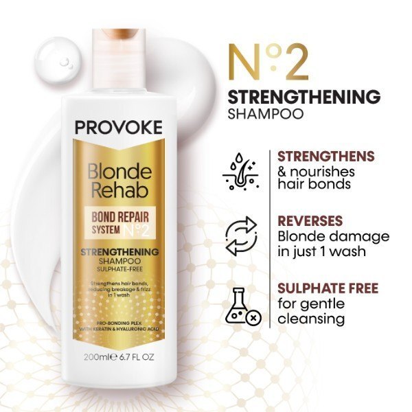 Blonde Rehab Stregth Shampoo 200ml Step 2