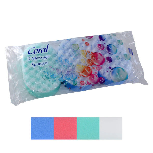 Caress Massage Sponge 3 Pack