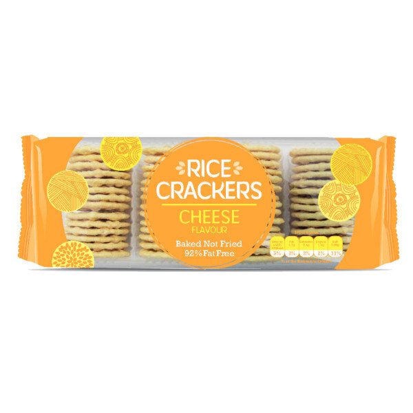 Rice Crackers Cheese 128g